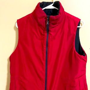 Reversible vest - black and red